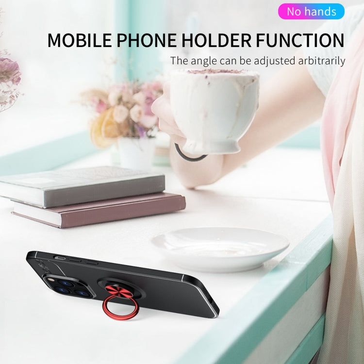 Metal Ring Holder TPU Phone Case For iPhone 14 Pro Max