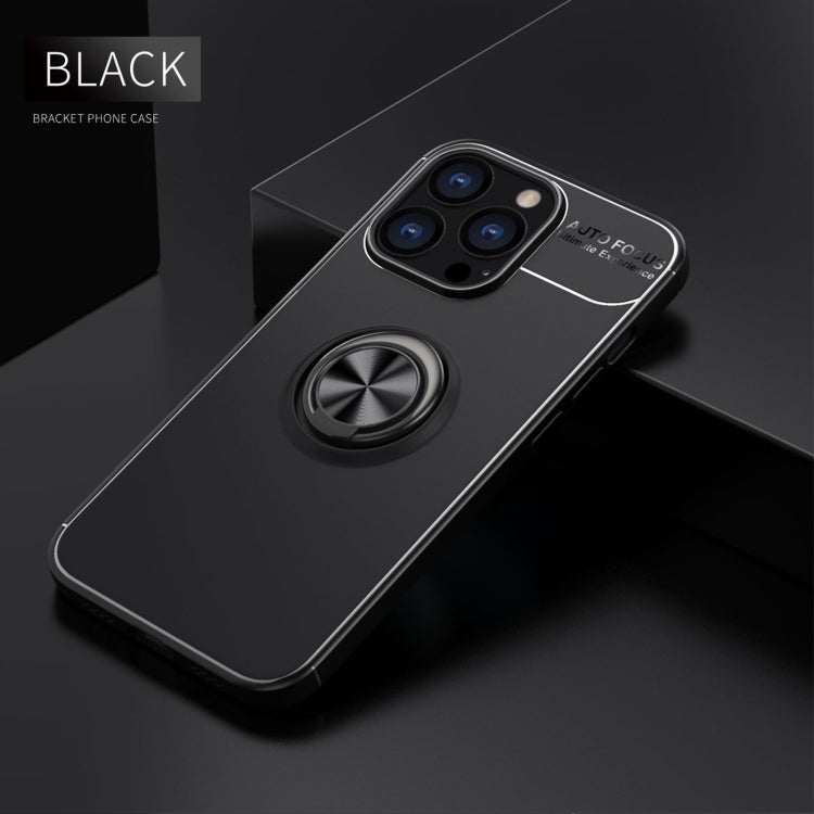 Metal Ring Holder TPU Phone Case For iPhone 14 Pro