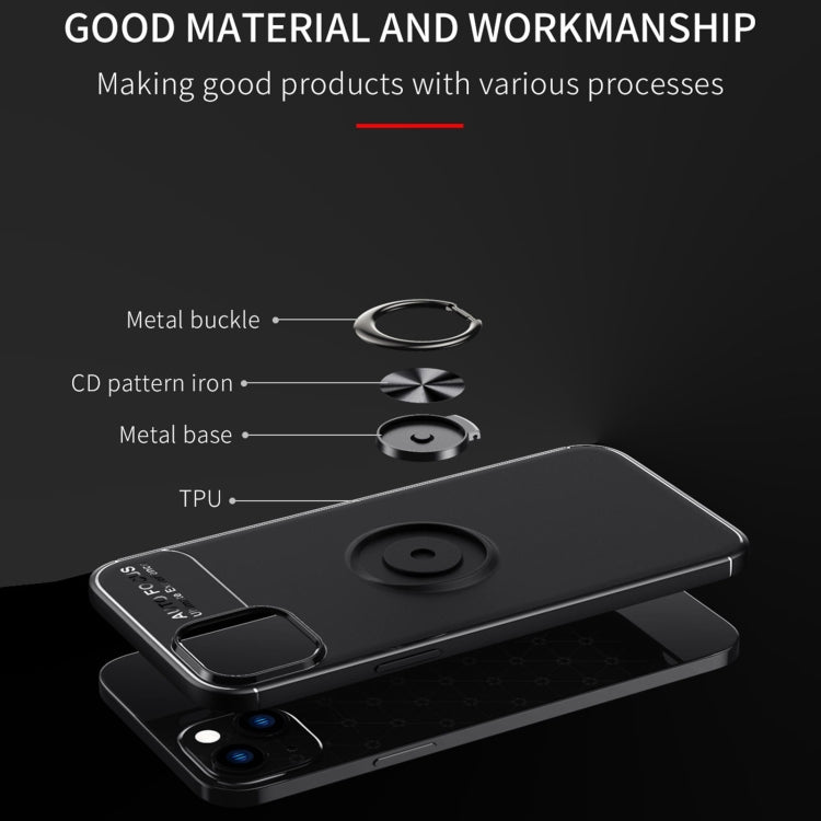 Metal Ring Holder TPU Phone Case For iPhone 14 Max