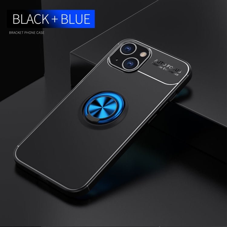 For iPhone 14 Metal Ring Holder TPU Phone Case