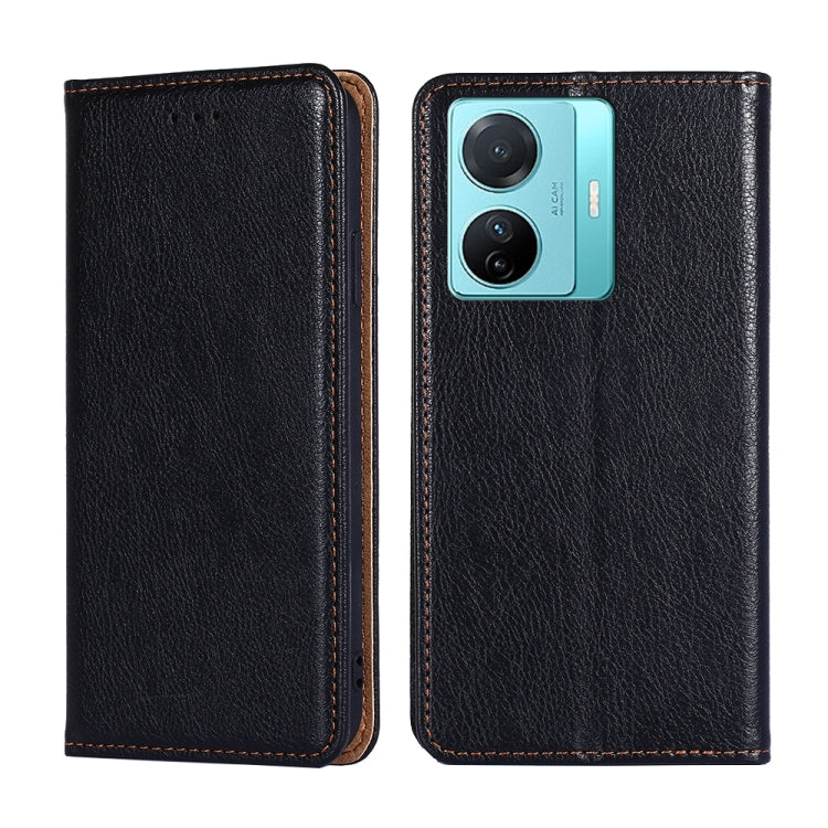 For vivo S15e 5G / T1 Snapdragon 778G Gloss Oil Solid Color Magnetic Leather Phone Case
