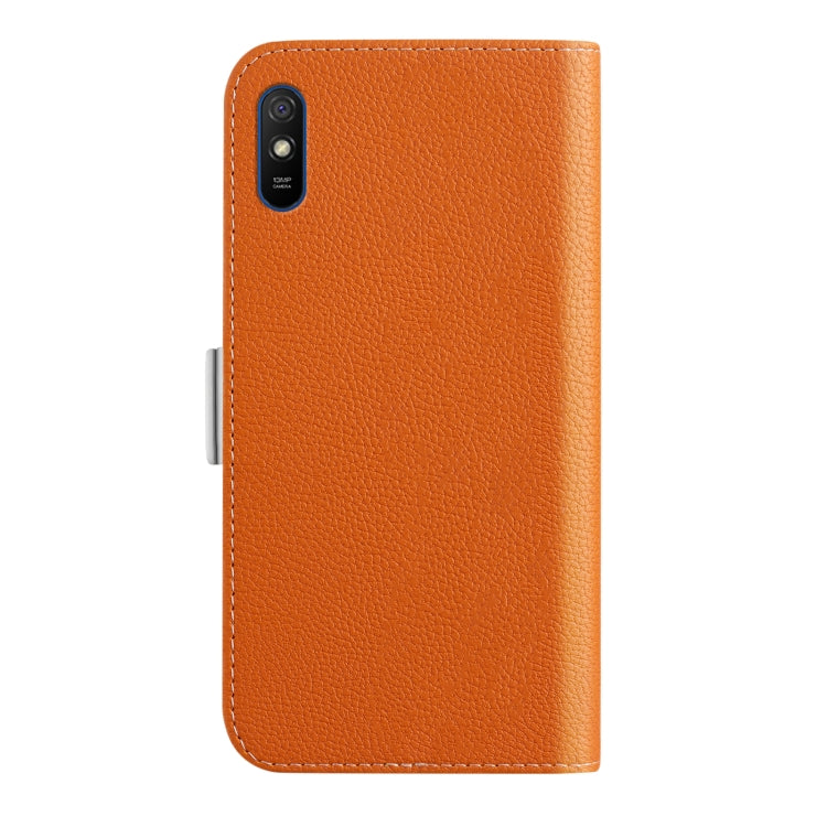 For Xiaomi Redmi 9A Candy Color Litchi Texture Leather Phone Case