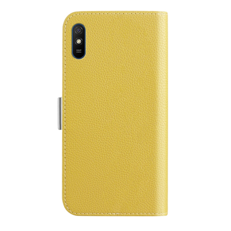 For Xiaomi Redmi 9A Candy Color Litchi Texture Leather Phone Case