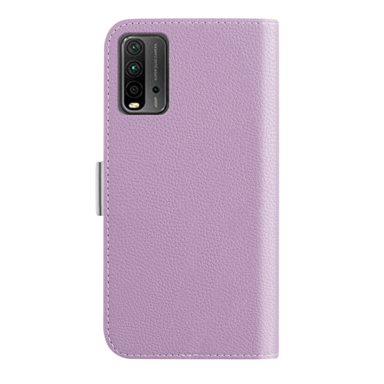 For Xiaomi Redmi 9T Candy Color Litchi Texture Leather Phone Case