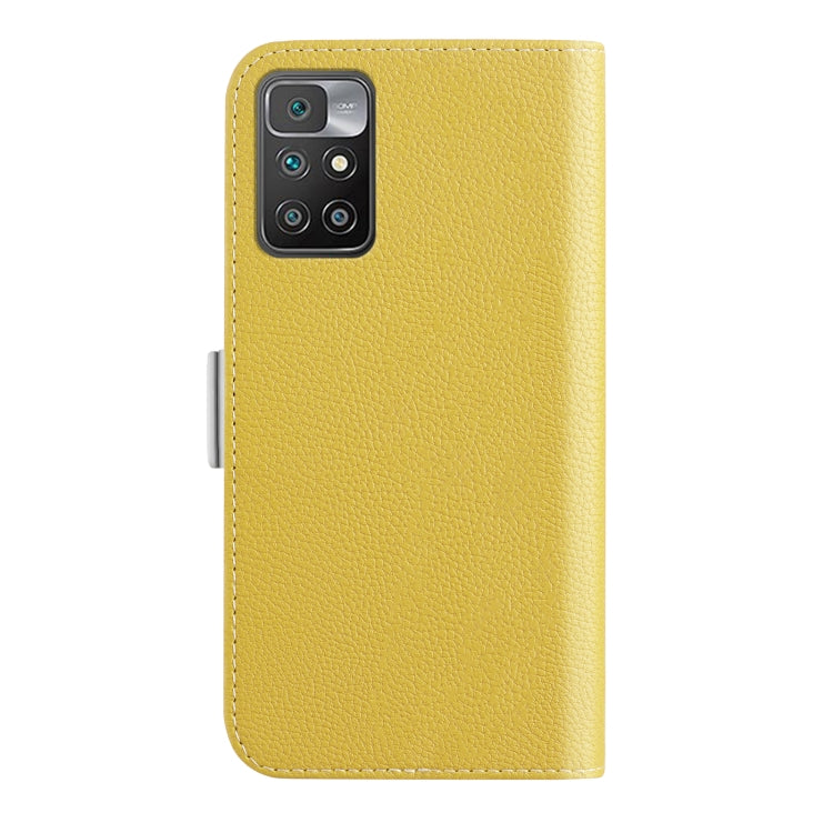 For Xiaomi Redmi 10 Candy Color Litchi Texture Leather Phone Case