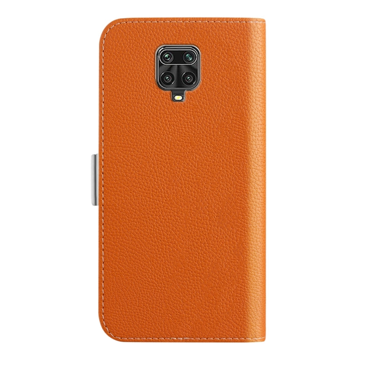 For Xiaomi Redmi Note 9 Pro Candy Color Litchi Texture Leather Phone Case