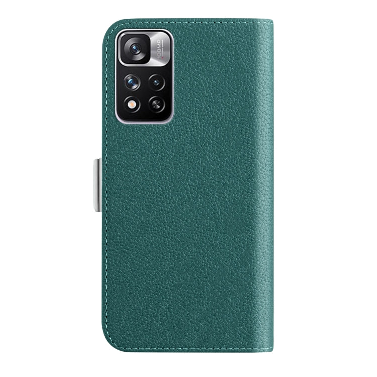 For Xiaomi Redmi Note 11 Pro 5G China Candy Color Litchi Texture Leather Phone Case