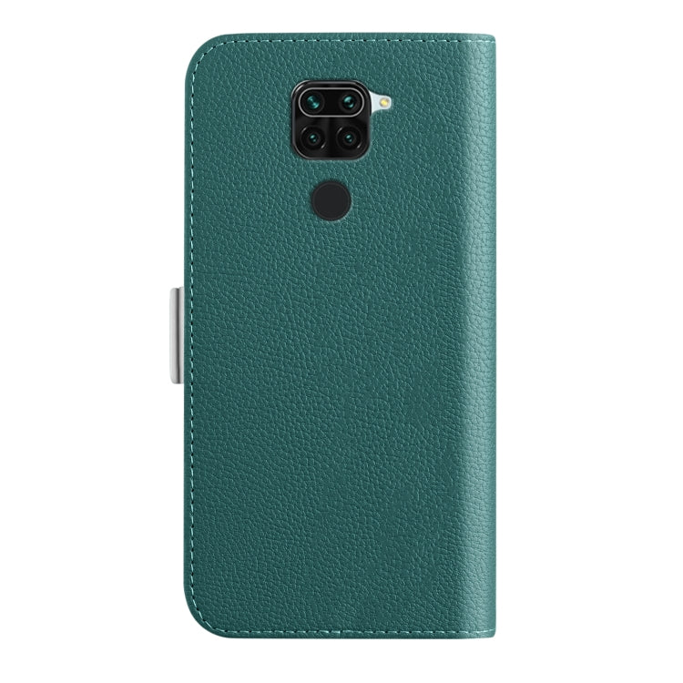 For Xiaomi Redmi Note 9 Candy Color Litchi Texture Leather Phone Case