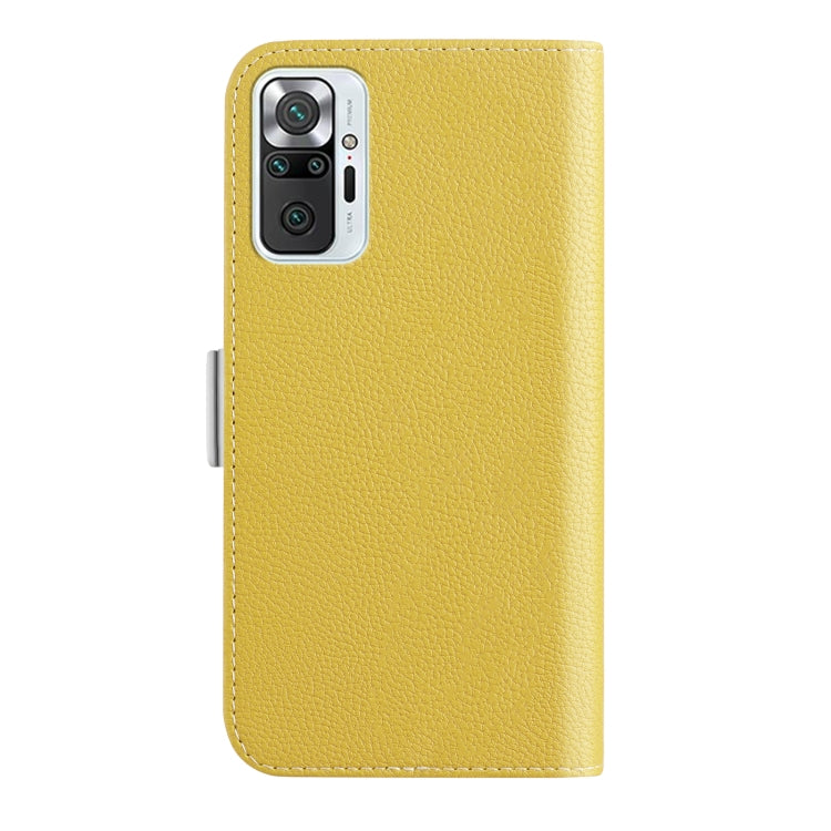 For Xiaomi Redmi Note 10 Pro 4G Candy Color Litchi Texture Leather Phone Case