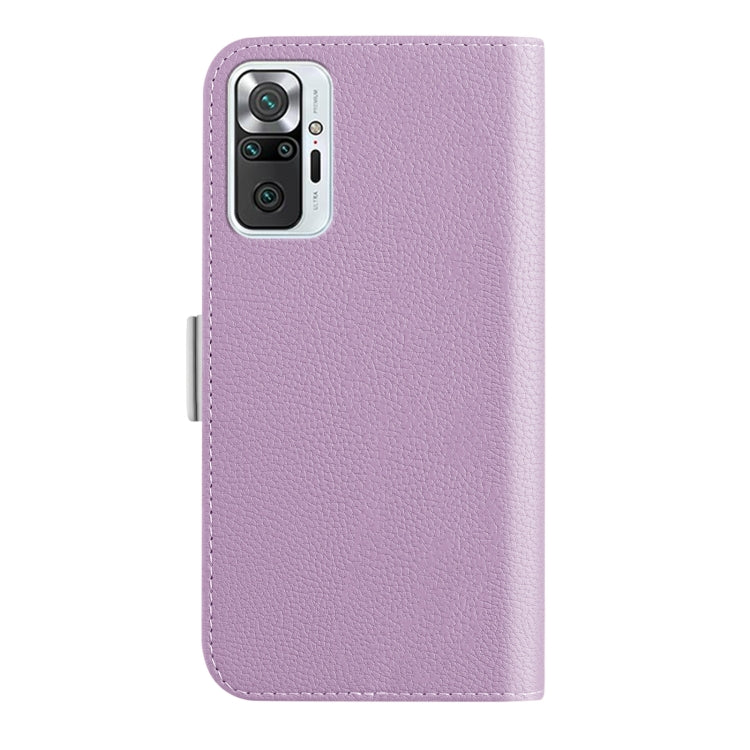 For Xiaomi Redmi Note 10 Pro 4G Candy Color Litchi Texture Leather Phone Case