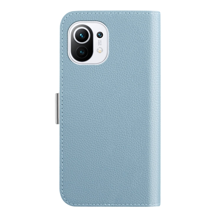 For Xiaomi Mi 11 Lite Candy Color Litchi Texture Leather Phone Case