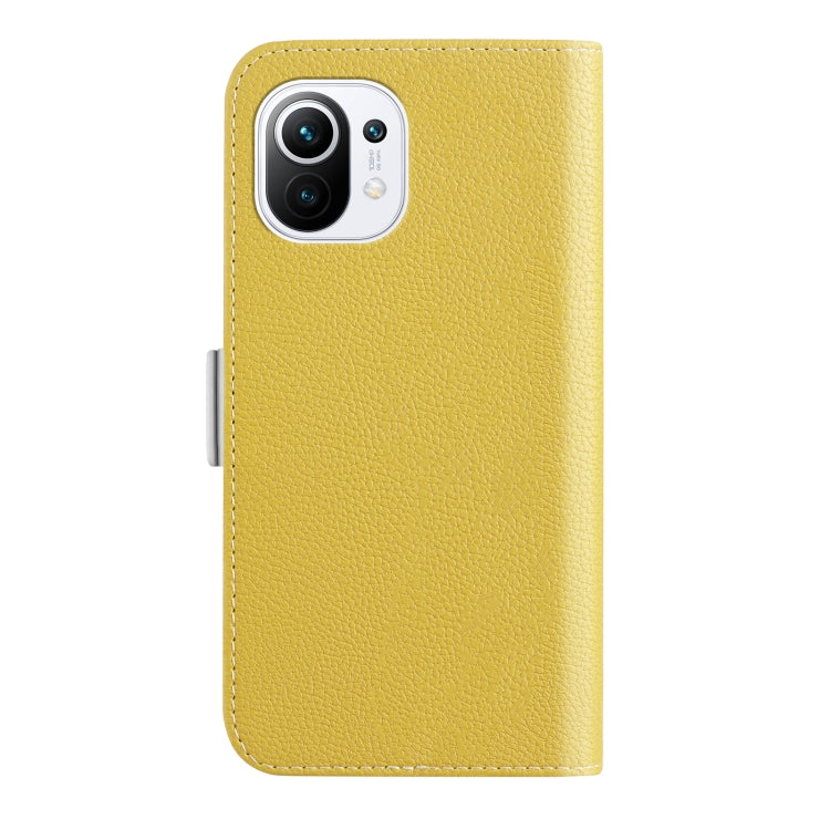 For Xiaomi Mi 11 Lite Candy Color Litchi Texture Leather Phone Case