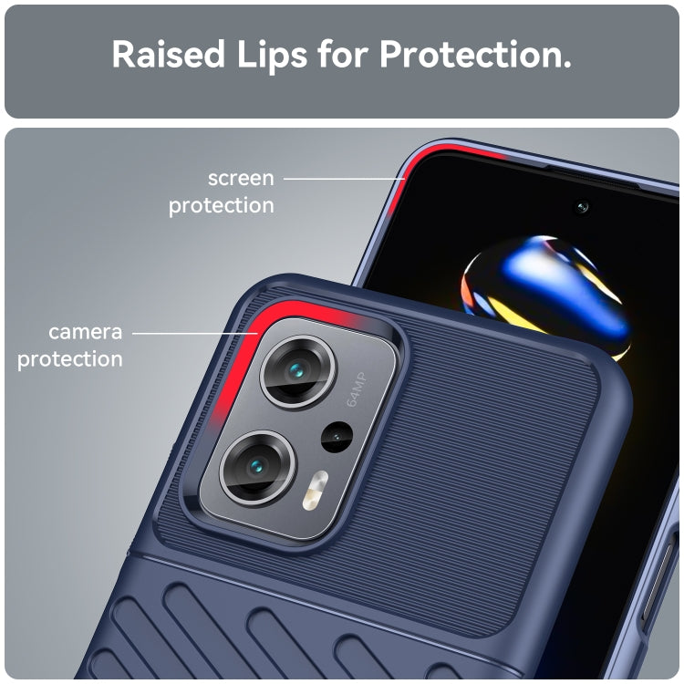 For Xiaomi Poco X4 GT Thunderbolt Shockproof TPU Protective Soft Phone Case