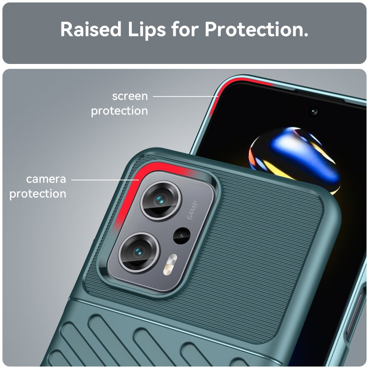 For Xiaomi Poco X4 GT Thunderbolt Shockproof TPU Protective Soft Phone Case