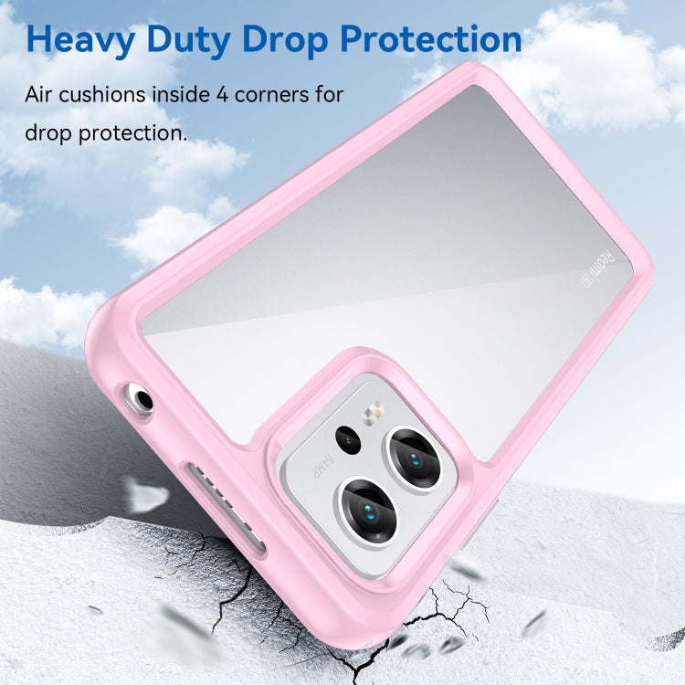 For Xiaomi K50i Colorful Series Acrylic + TPU Phone Case