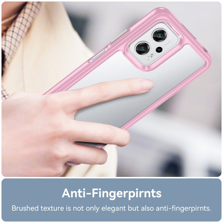 For Xiaomi K50i Colorful Series Acrylic + TPU Phone Case