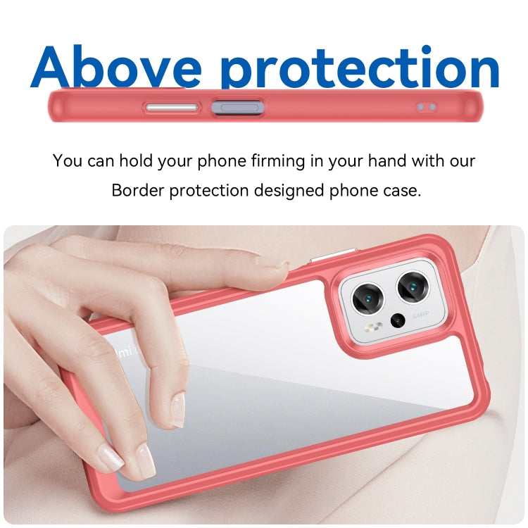 For Xiaomi K50i Colorful Series Acrylic + TPU Phone Case