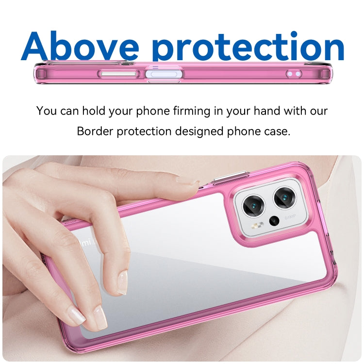 For Xiaomi K50i Colorful Series Acrylic + TPU Phone Case