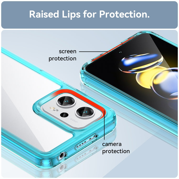 For Xiaomi K50i Colorful Series Acrylic + TPU Phone Case