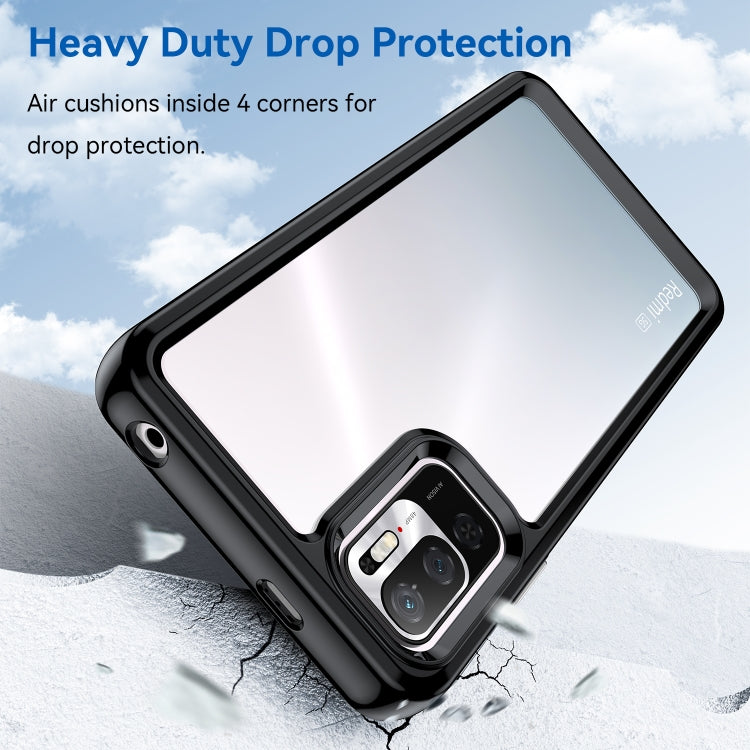 For Xiaomi Redmi Note 10 5G Colorful Series Acrylic + TPU Phone Case