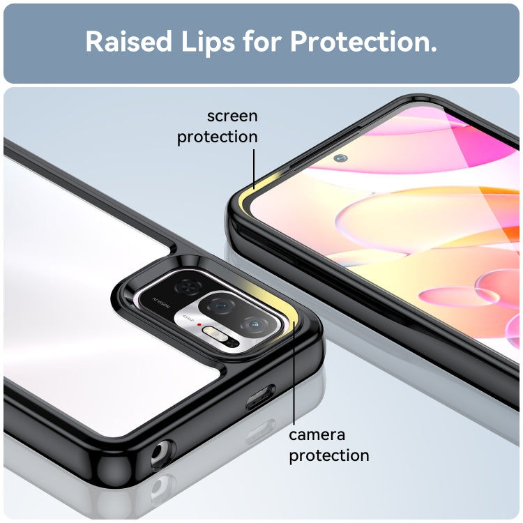 For Xiaomi Redmi Note 10T 5G Colorful Series Acrylic + TPU Phone Case