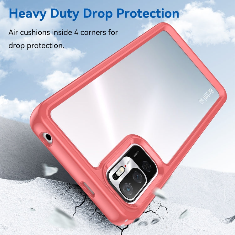 For Xiaomi Redmi Note 10T 5G Colorful Series Acrylic + TPU Phone Case