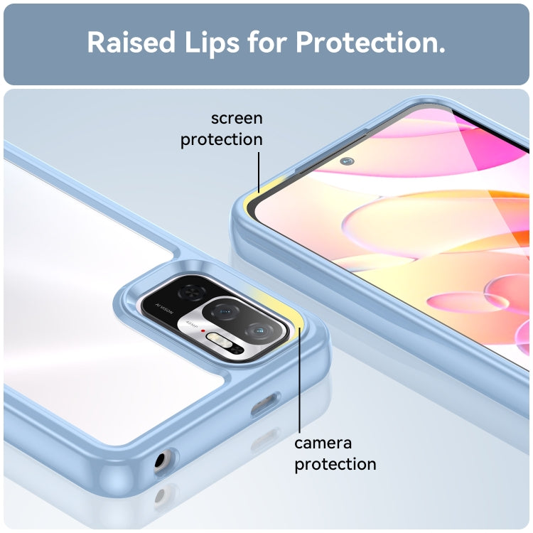 For Xiaomi Redmi Note 10T 5G Colorful Series Acrylic + TPU Phone Case