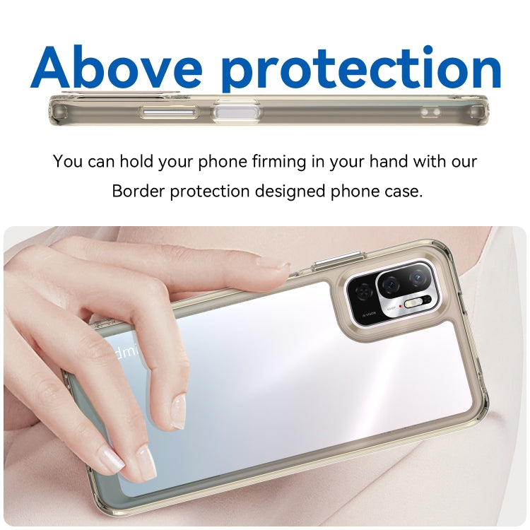 For Xiaomi Redmi Note 10T 5G Colorful Series Acrylic + TPU Phone Case