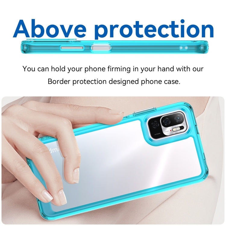 For Xiaomi Redmi Note 10T 5G Colorful Series Acrylic + TPU Phone Case