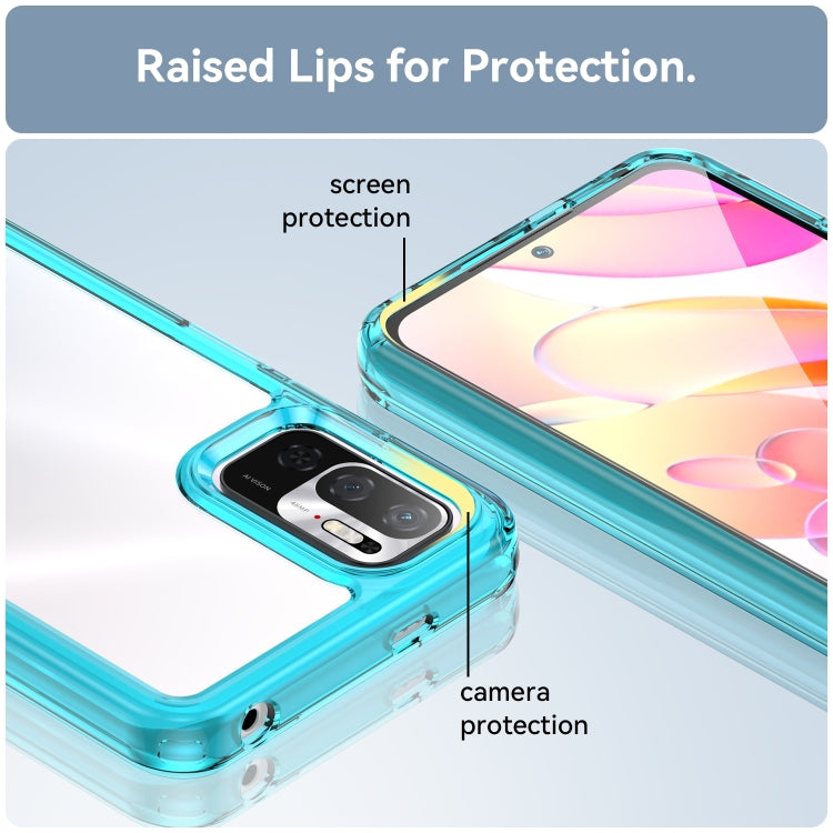 For Xiaomi Redmi Note 10T 5G Colorful Series Acrylic + TPU Phone Case