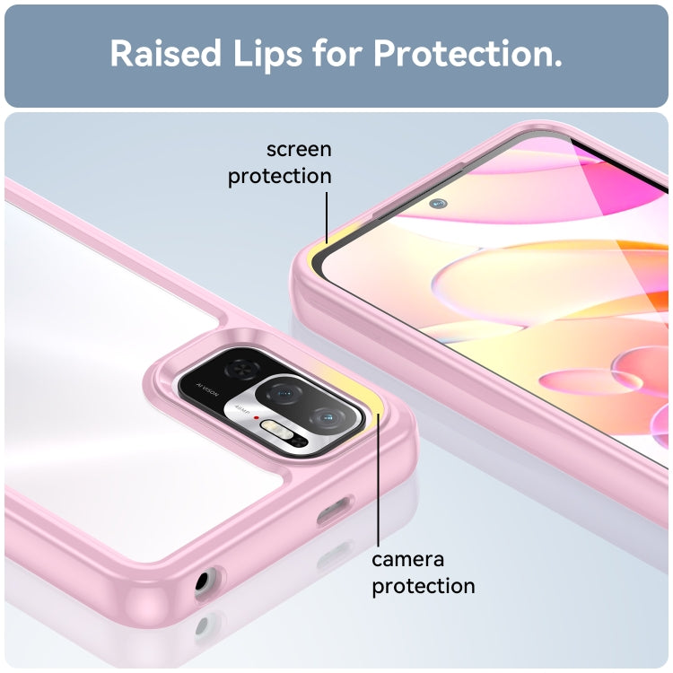 For Xiaomi Redmi Note 11SE Colorful Series Acrylic + TPU Phone Case