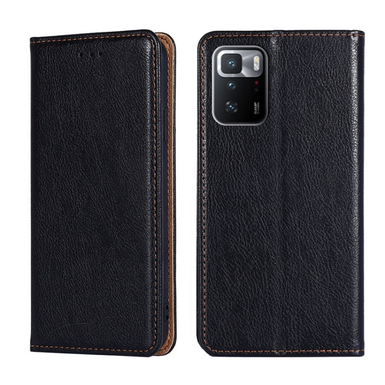 For Xiaomi Redmi Note 10 Pro China Gloss Oil Solid Color Magnetic Leather Phone Case