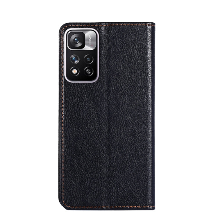 For Xiaomi Redmi Note 11 Pro 5G / Pro Plus 5G Gloss Oil Solid Color Magnetic Leather Phone Case