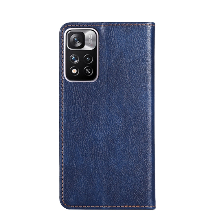 For Xiaomi Redmi Note 11 Pro 5G / Pro Plus 5G Gloss Oil Solid Color Magnetic Leather Phone Case