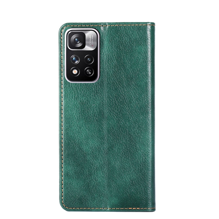 For Xiaomi Redmi Note 11 Pro 5G / Pro Plus 5G Gloss Oil Solid Color Magnetic Leather Phone Case