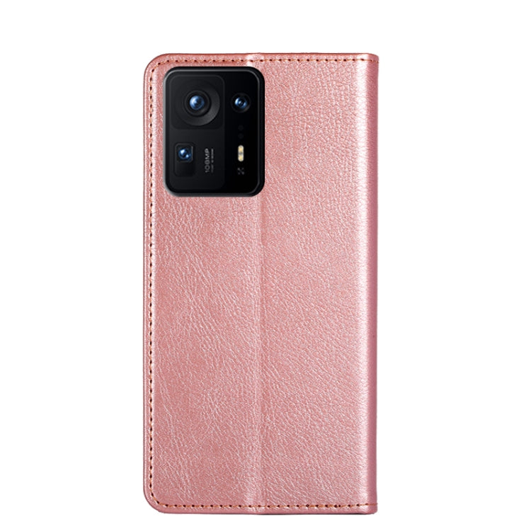For Xiaomi Mix 4 Gloss Oil Solid Color Magnetic Leather Phone Case