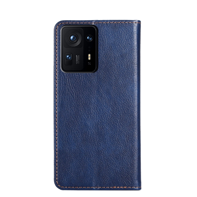 For Xiaomi Mix 4 Gloss Oil Solid Color Magnetic Leather Phone Case