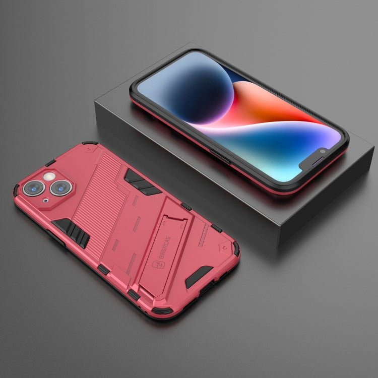 For iPhone 14 Plus Punk Armor 2 in 1 PC + TPU Phone Case