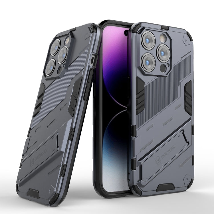 For iPhone 14 Pro Punk Armor 2 in 1 PC + TPU Phone Case