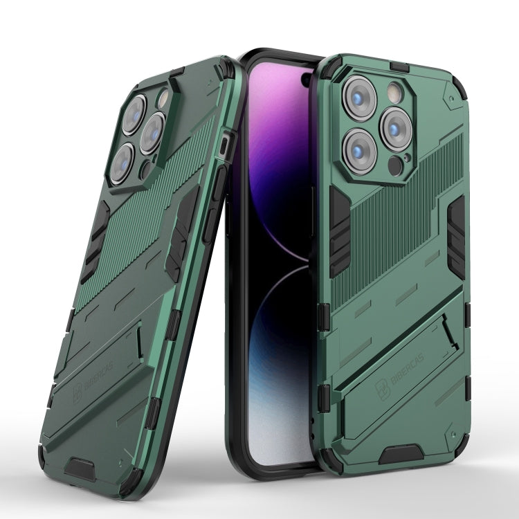 For iPhone 14 Pro Punk Armor 2 in 1 PC + TPU Phone Case