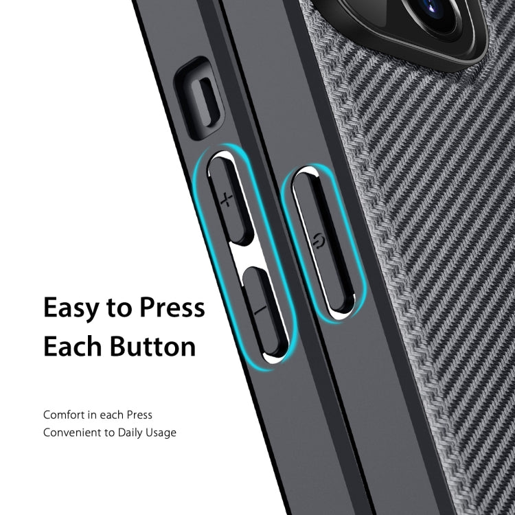 For iPhone 14 Plus DUX DUCIS Fino Series PU + TPU Phone Case