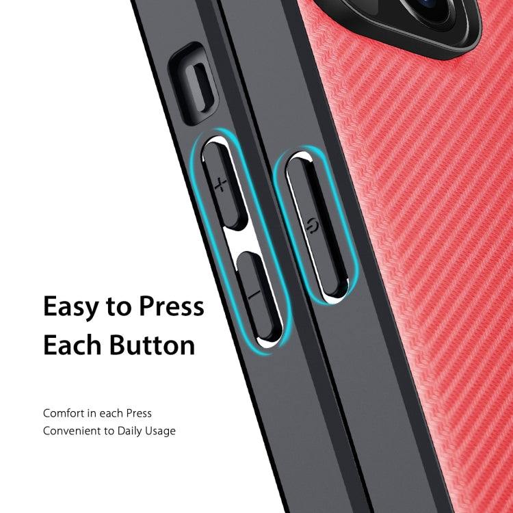 For iPhone 14 Plus DUX DUCIS Fino Series PU + TPU Phone Case