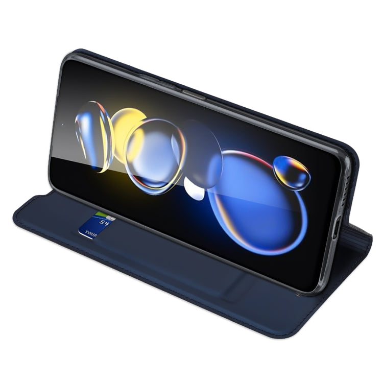 For Xiaomi Redmi Note 11T Pro/Redmi Note 11T Pro+ DUX DUCIS Skin Pro Series Shockproof Leather Phone Case