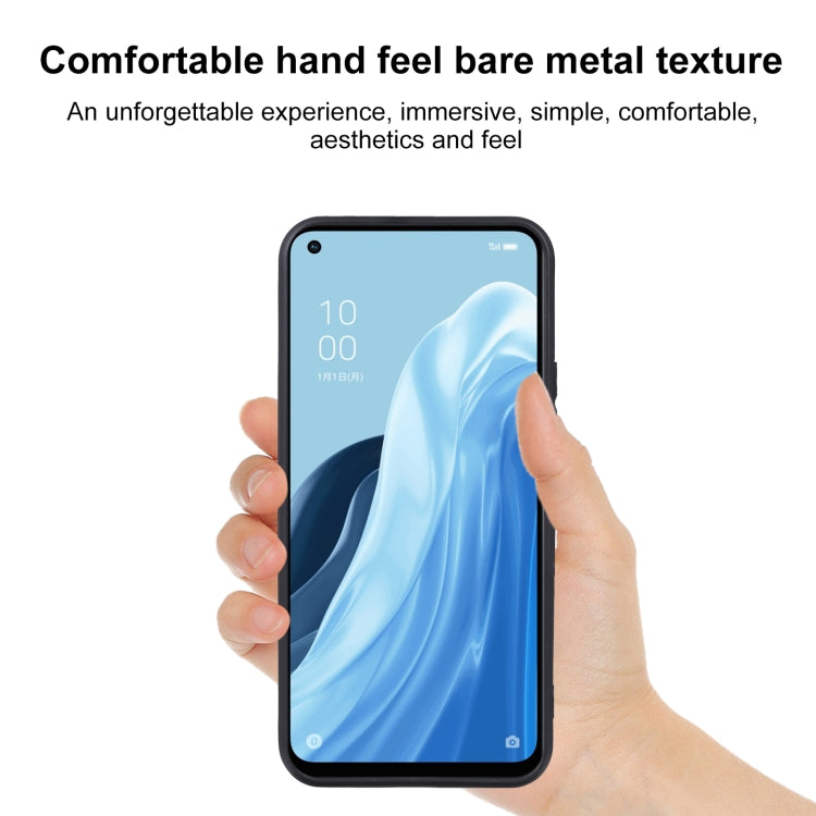 For OPPO Reno7 A TPU Phone Case(Black)