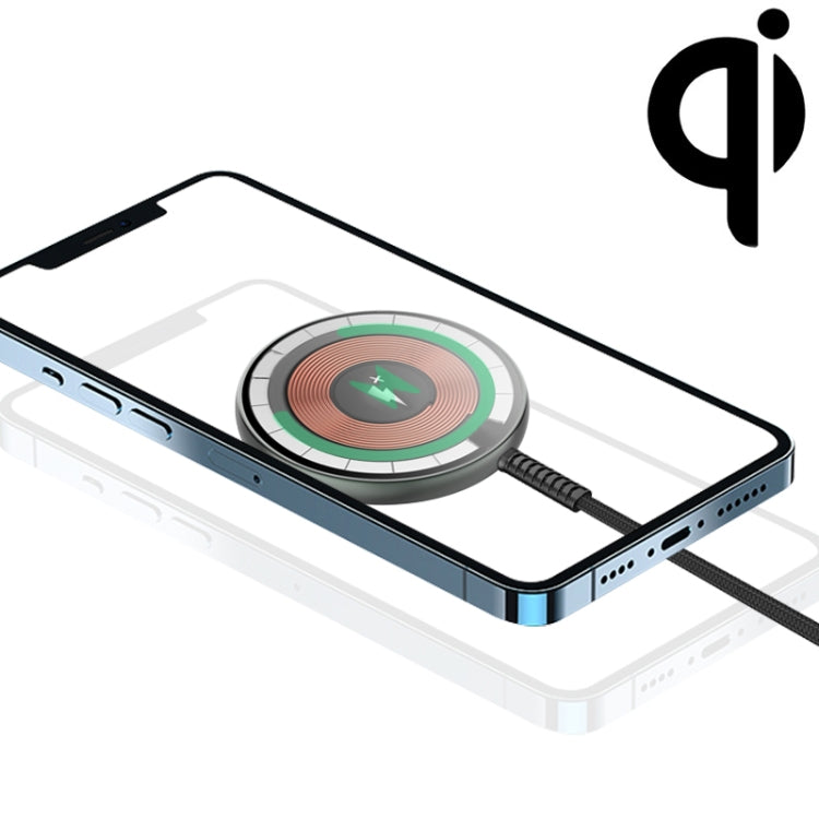 WiWU M14 Transparent Magnetic Wireless Charger