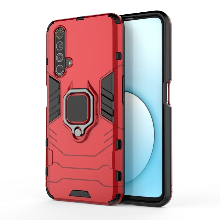 For OPPO Realme X50 5G Shockproof PC + TPU Protective Case with Magnetic Ring Holder