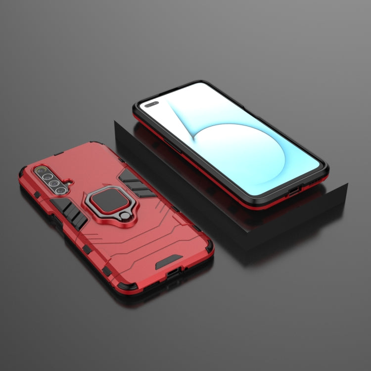 For OPPO Realme X50 5G Shockproof PC + TPU Protective Case with Magnetic Ring Holder