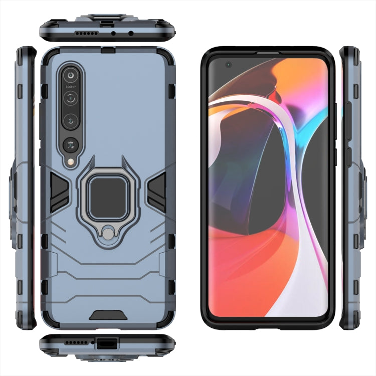 For Xiaomi 10 Shockproof PC + TPU Protective Case with Magnetic Ring Holder