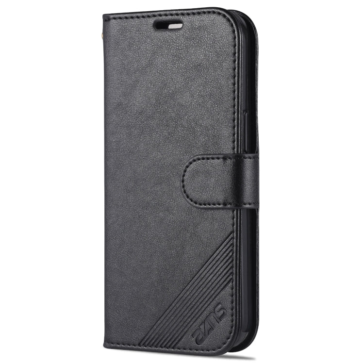 For iPhone 14 AZNS Sheepskin Texture Horizontal Flip Leather Case