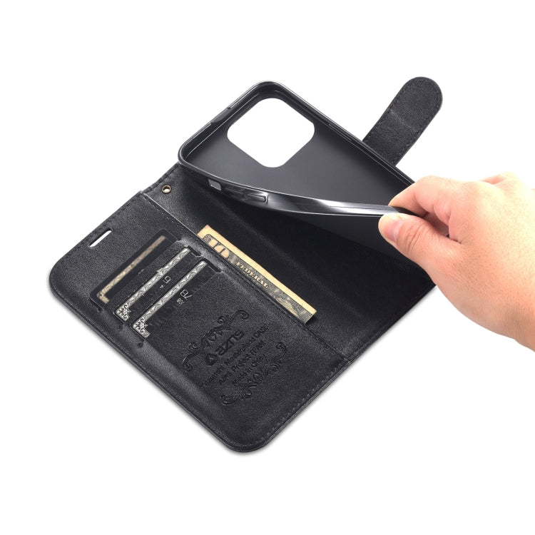 For iPhone 14 Pro AZNS Sheepskin Texture Horizontal Flip Leather Case